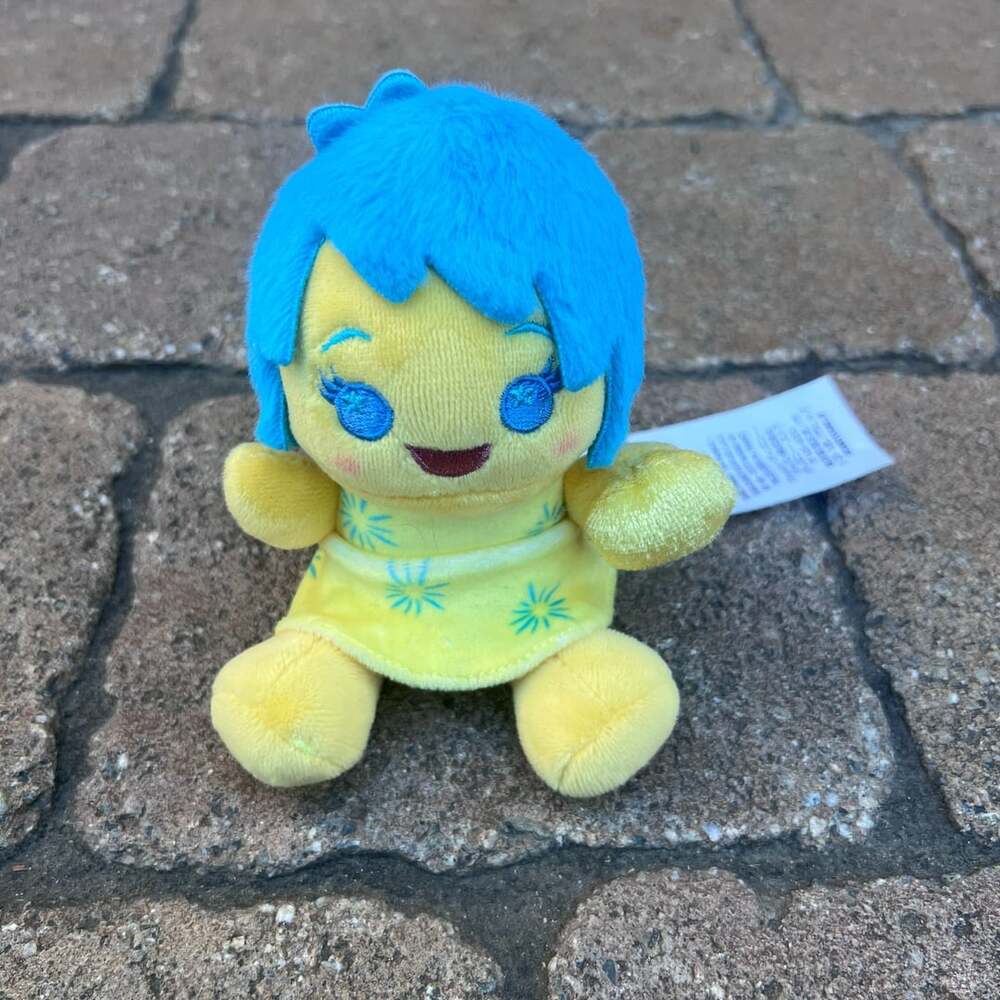 Disney Parks Wishables Pixar Inside Out Emotional Whirlwind Joy Mini Plush